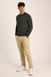 Joules Jarvis Grey Crew Neck Knitted Jumper - Image 4 of 7