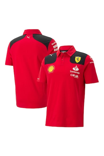 Fanatics Red Scuderia Ferrari 2023 Team Polo Shirt