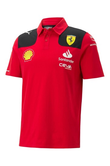 Fanatics Red Scuderia Ferrari 2023 Team Polo Shirt
