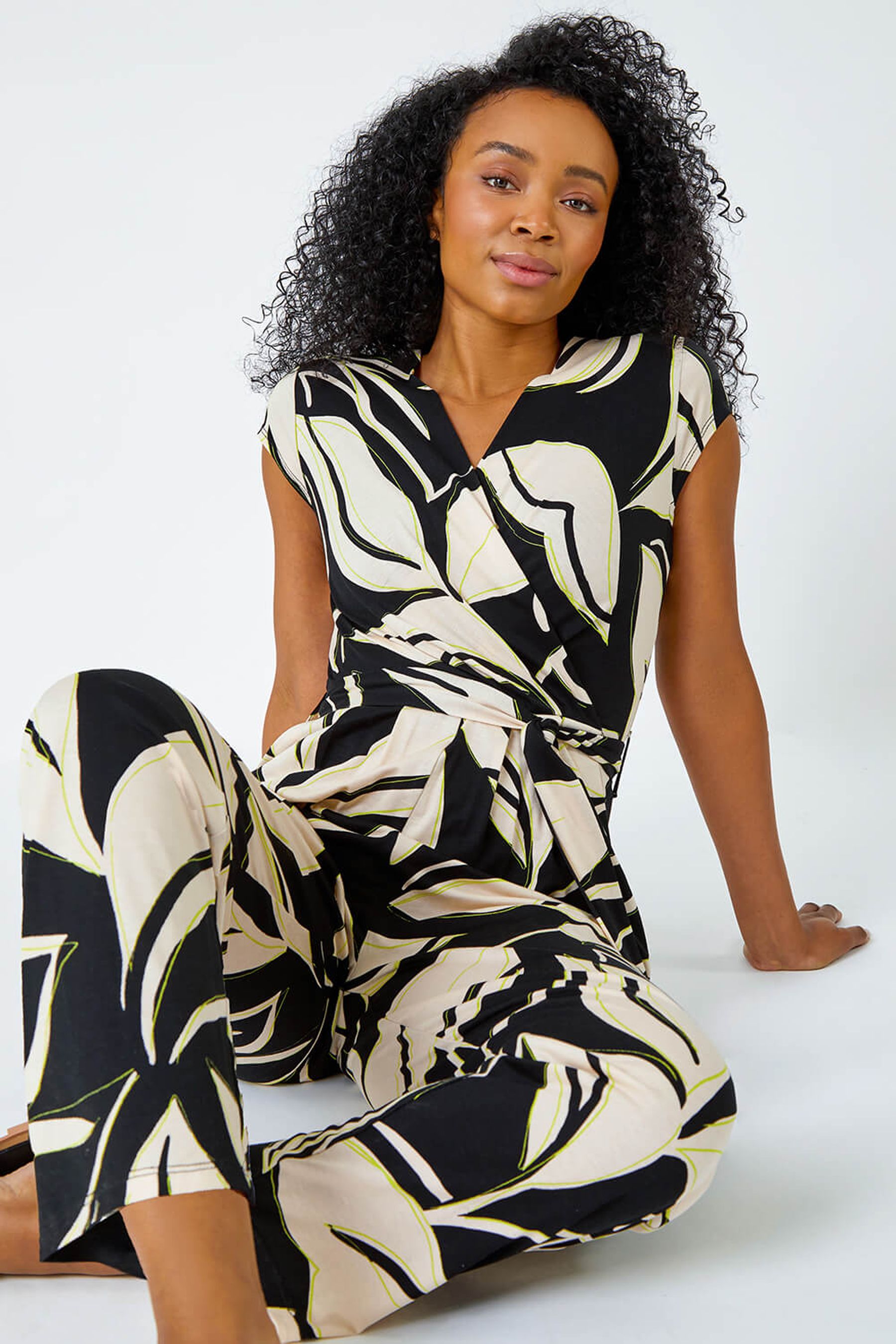 Roman black jumpsuit hotsell
