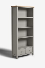 Dove Grey Malvern Oak Effect Bookcase Shelf - Image 3 of 7