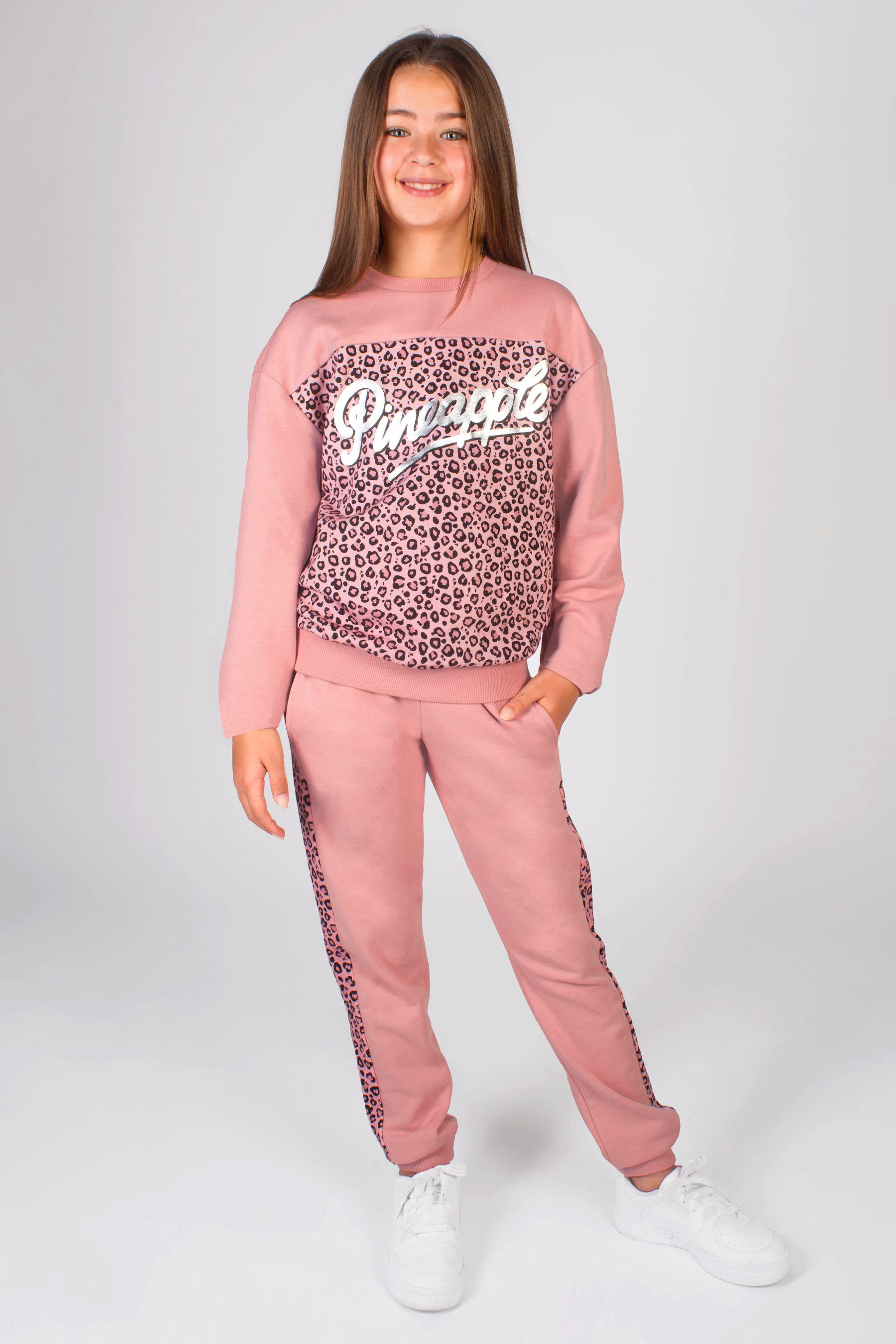 Girls top pineapple tracksuit