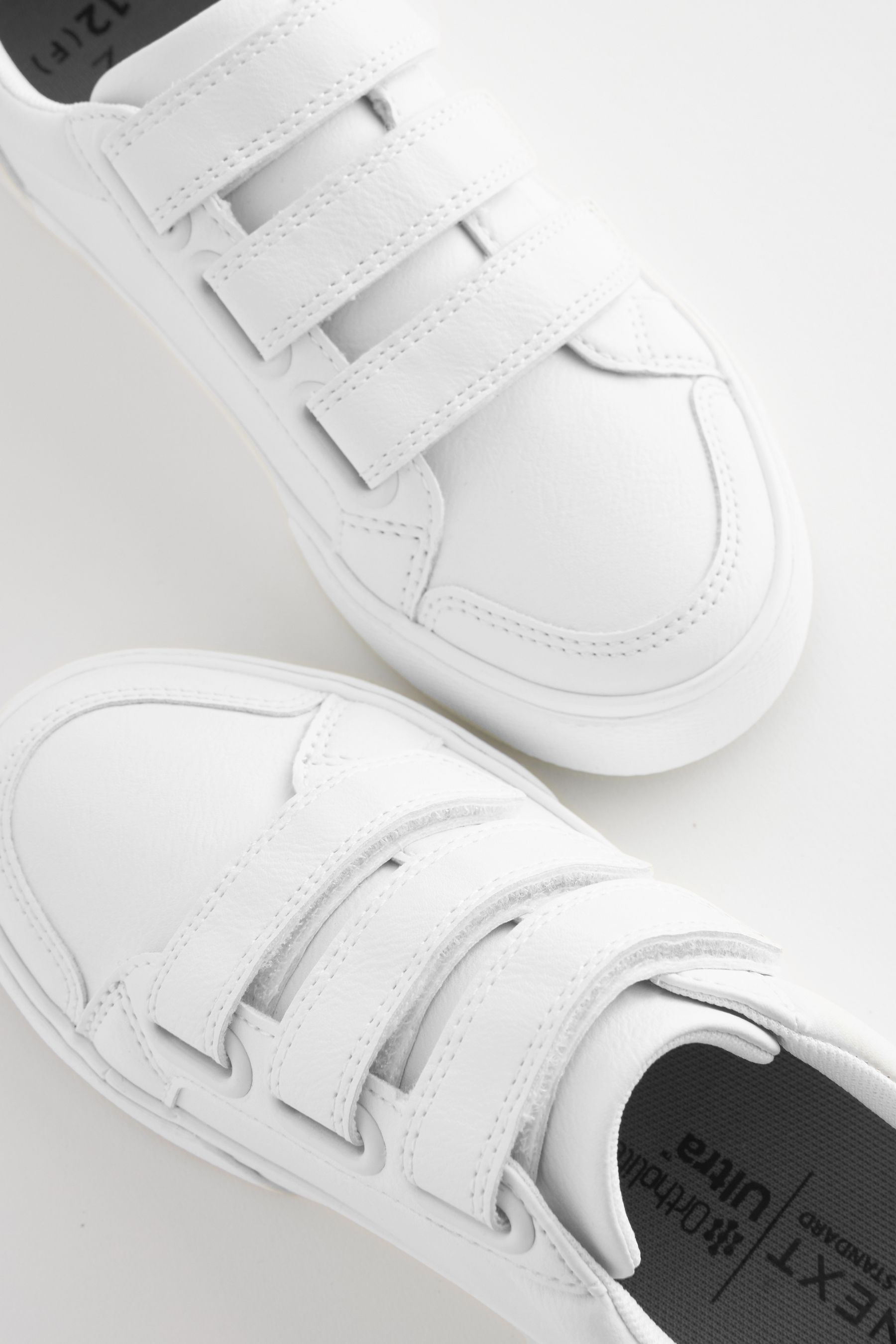 Buy White Standard Fit F 3 Strap Touch Fastening Trainers from the Next UK online shop