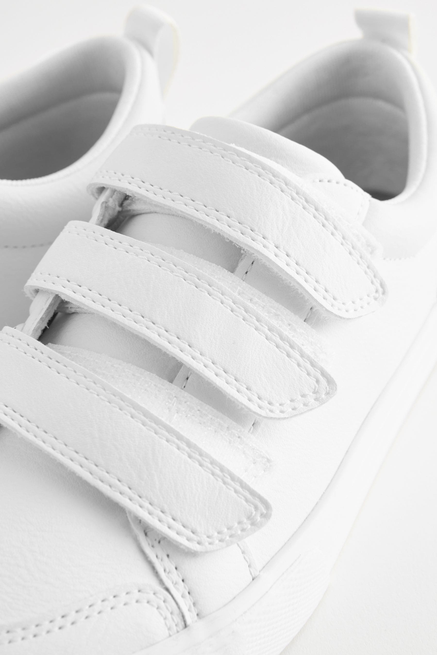 Buy White Standard Fit F 3 Strap Touch Fastening Trainers from Next United Arab Emirates