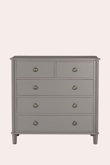 Laura Ashley Pale Charcoal Henshaw Two+Three Drawers Chest
