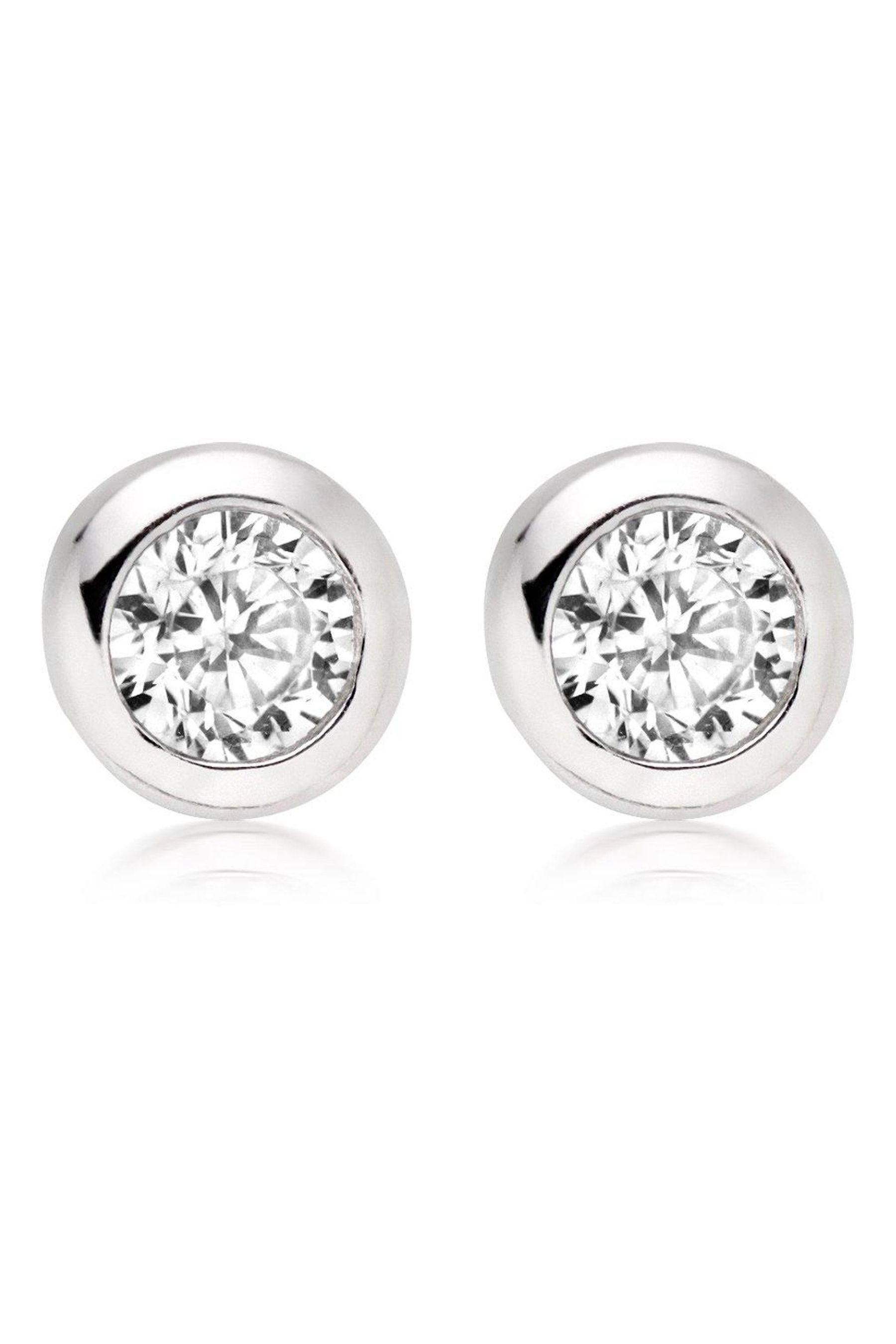 Buy Beaverbrooks Cubic Zirconia Stud Earrings from the Next UK