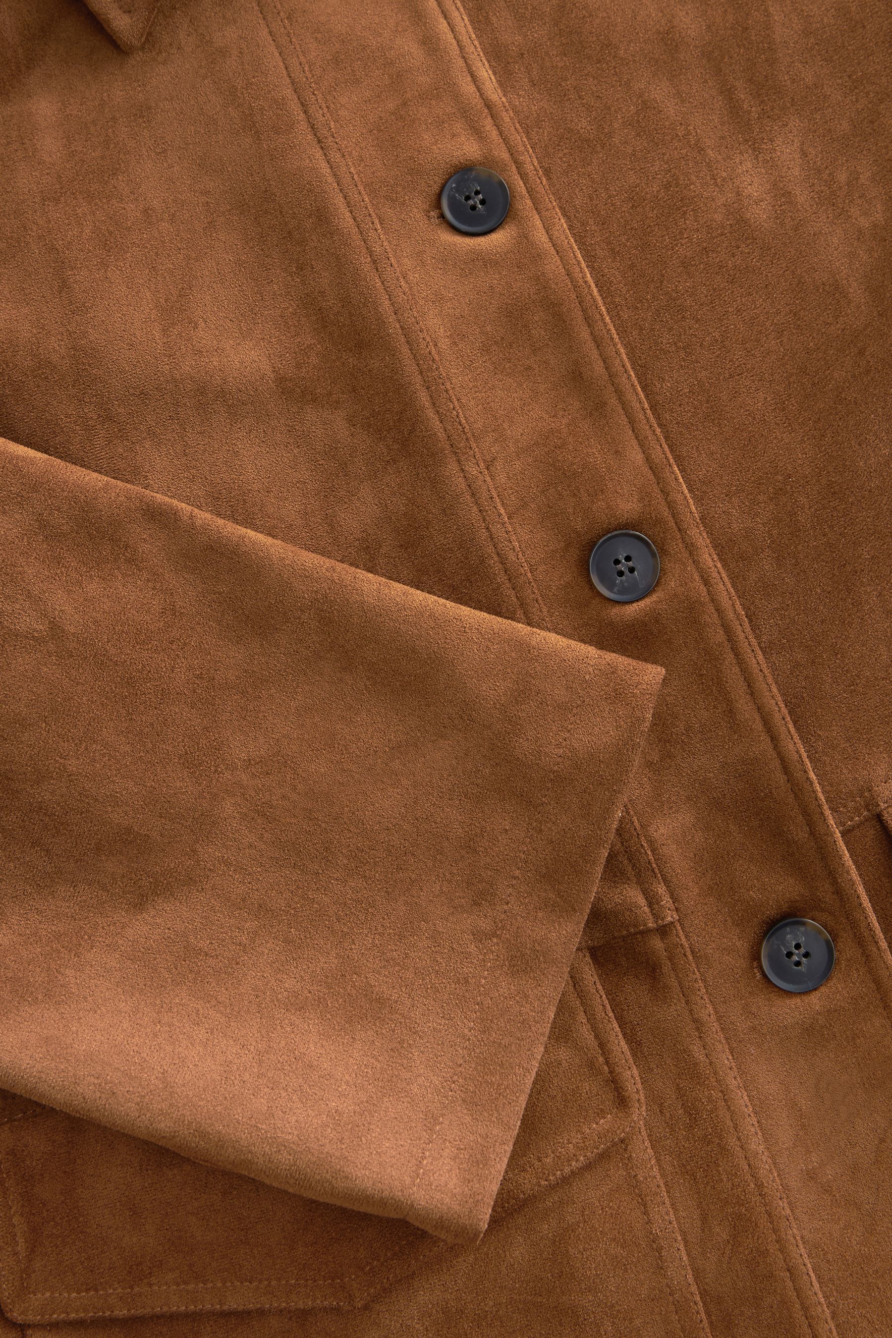 Next faux suede jacket deals