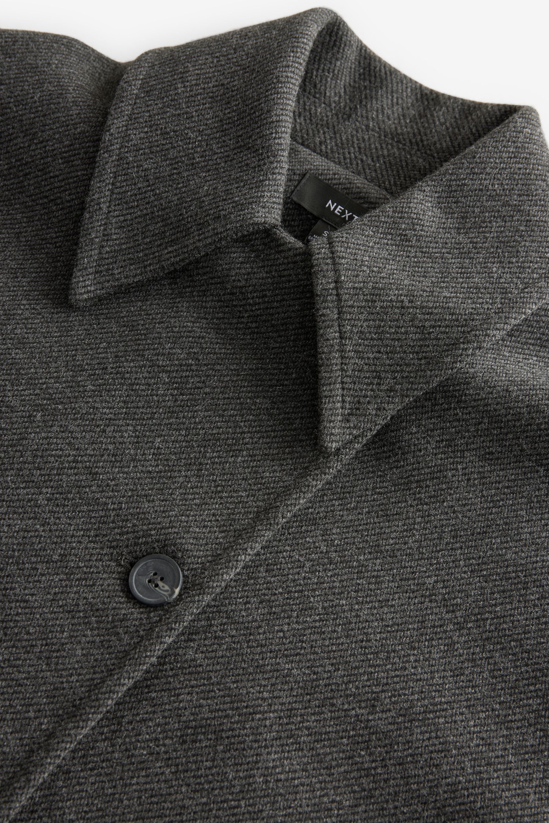 Buy Charcoal Grey Asymetric Button Cape Coat from the Next UK online shop