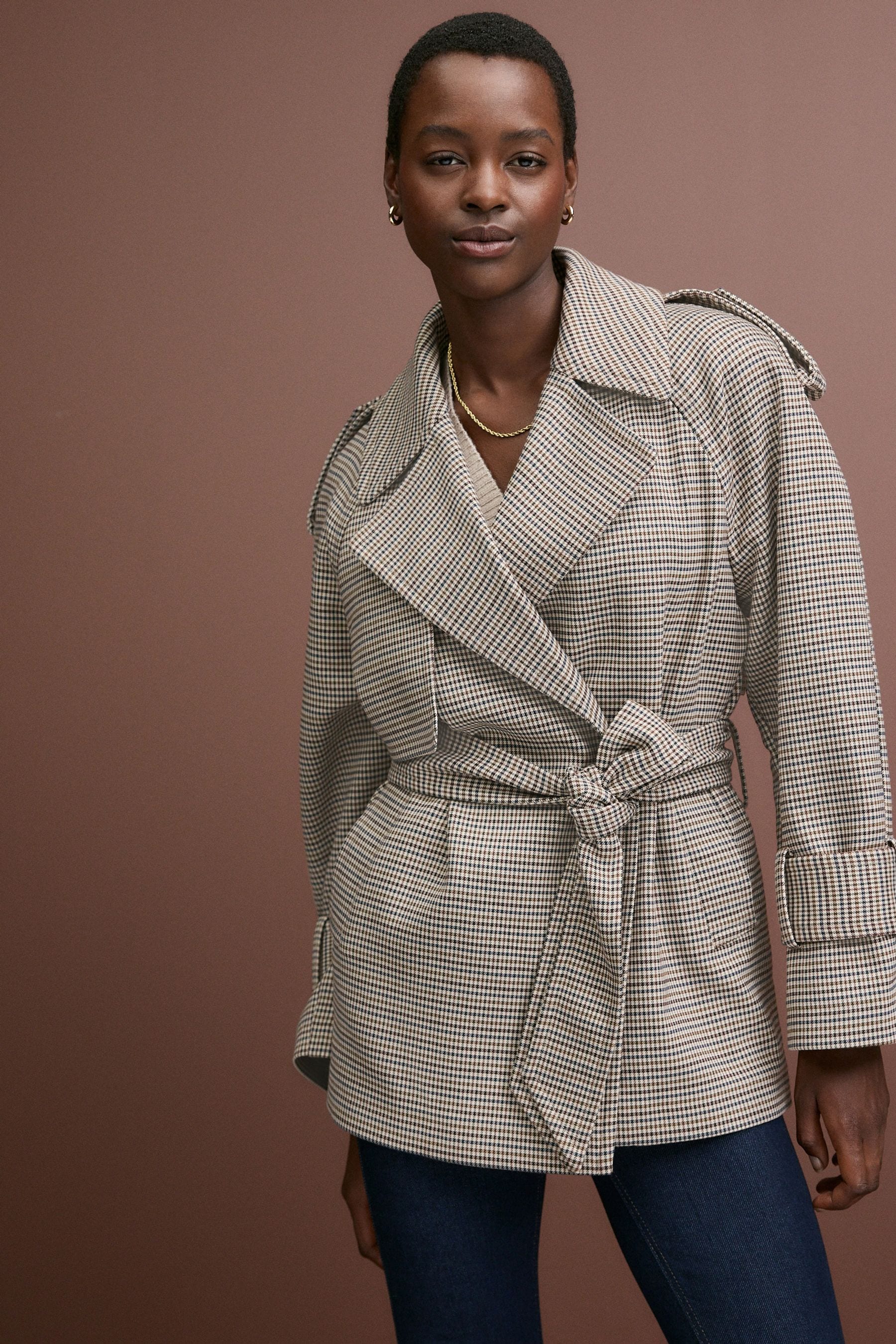 Heritage check coat new arrivals