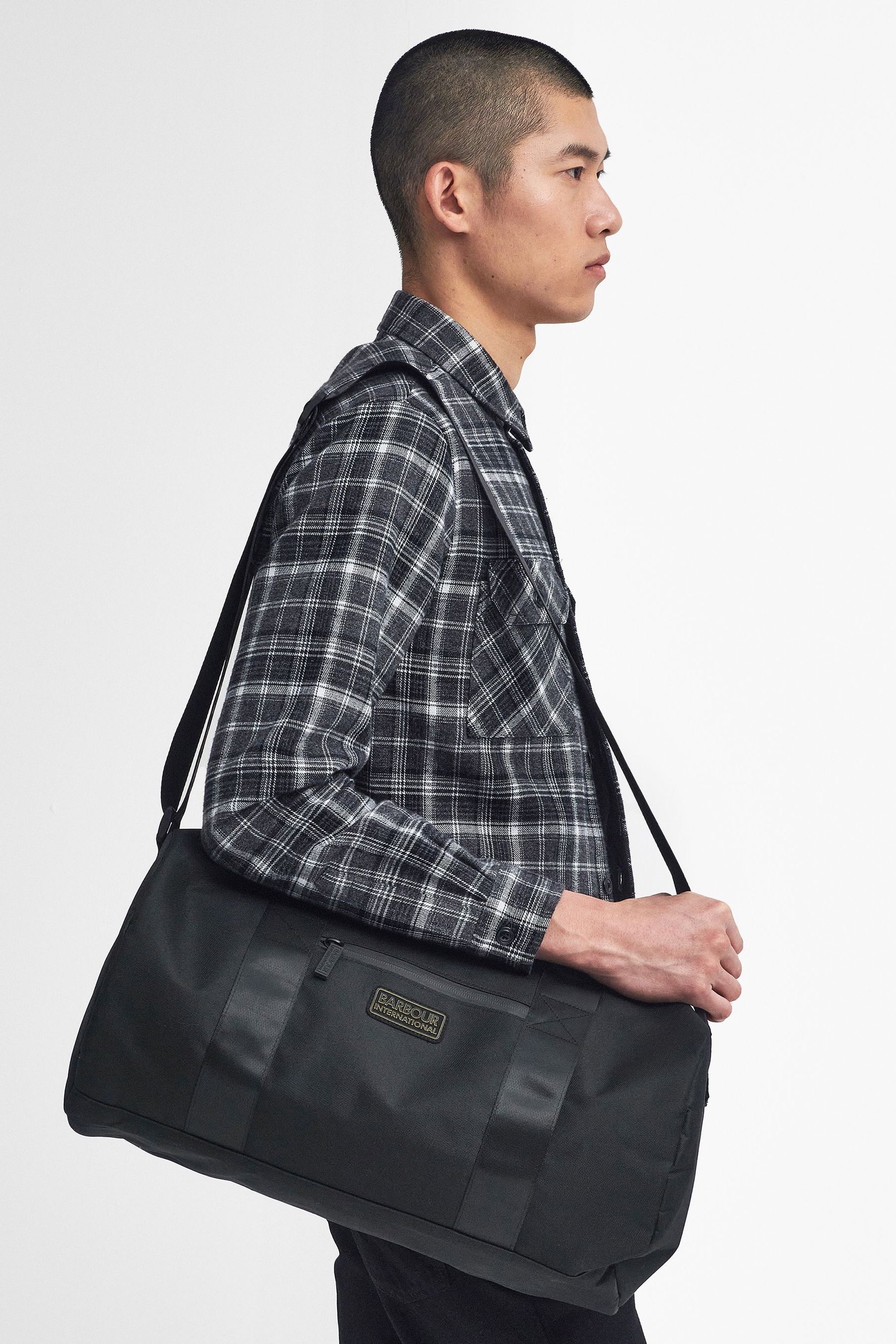 Barbour international holdall best sale