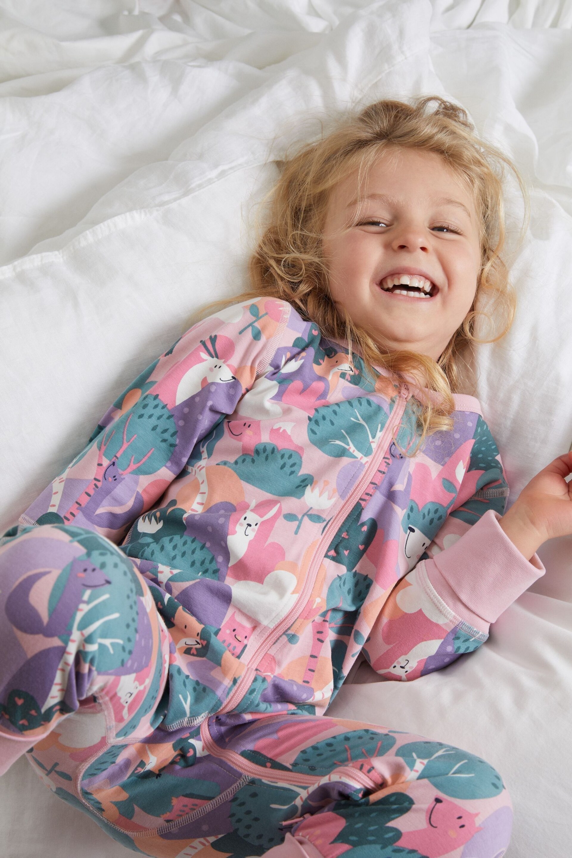 Polarn O Pyret Organic Cotton Sleepsuit - Image 1 of 4