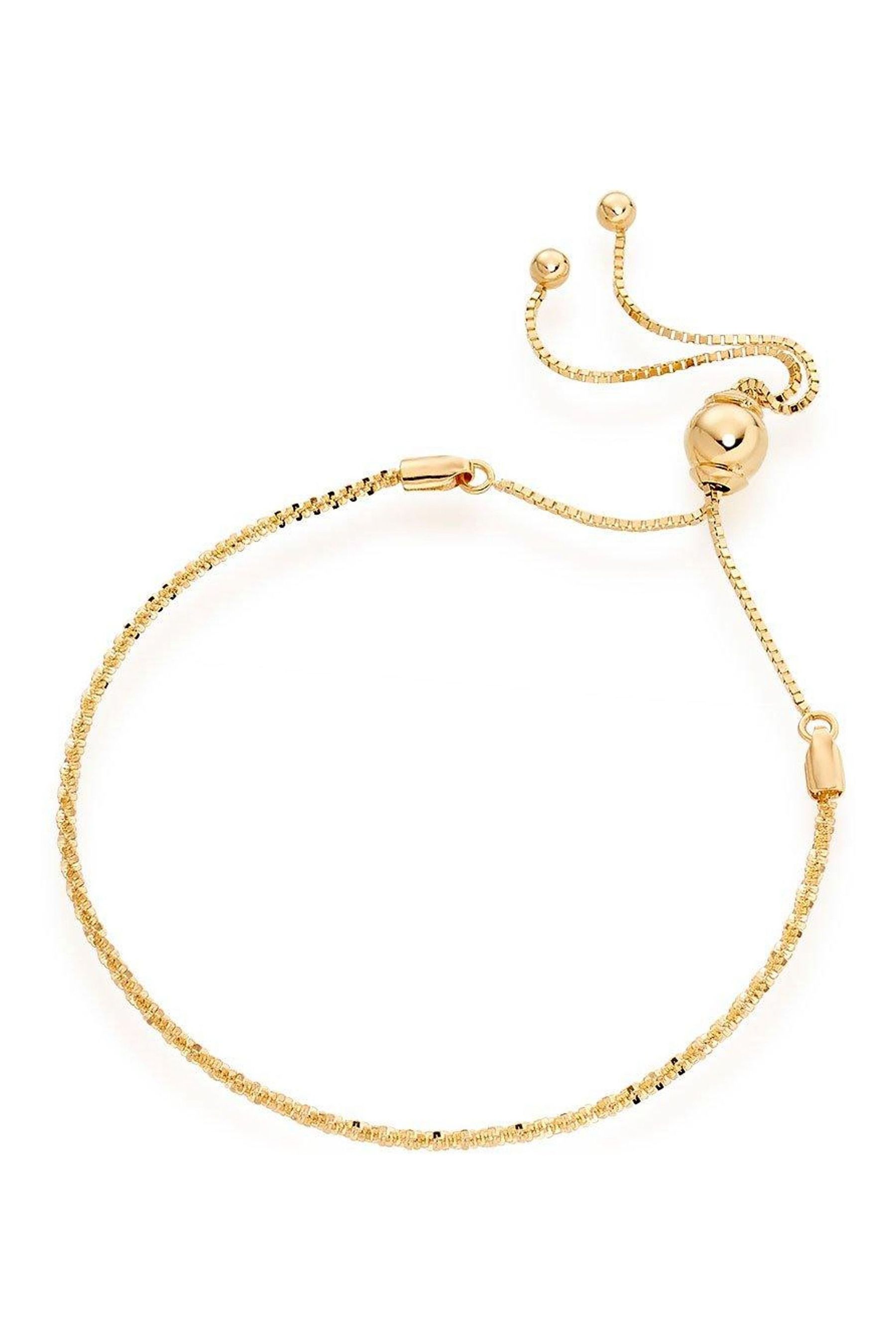 Buy Beaverbrooks 9ct Gold Slider Bracelet from the Next UK online shop