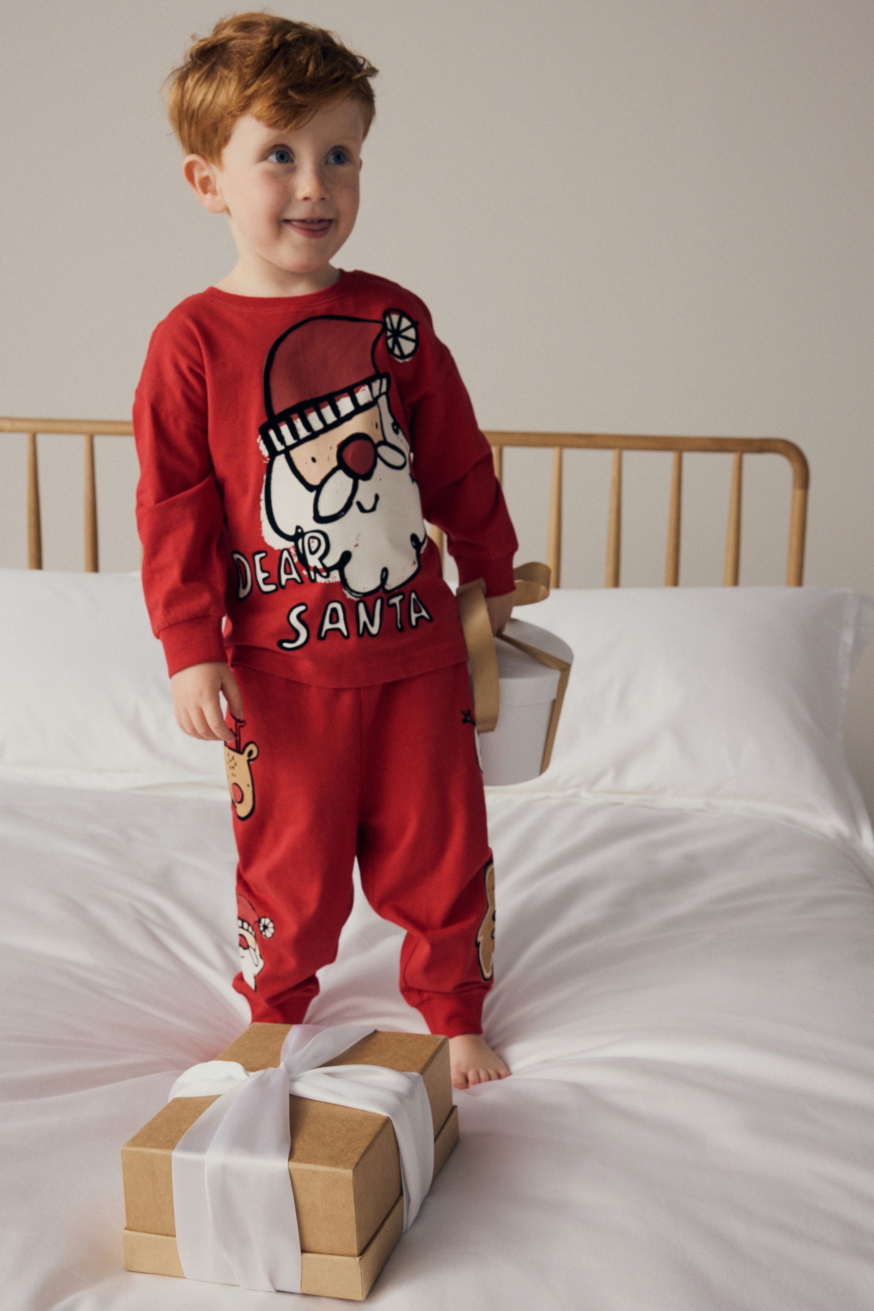 Santa christmas pyjamas clearance