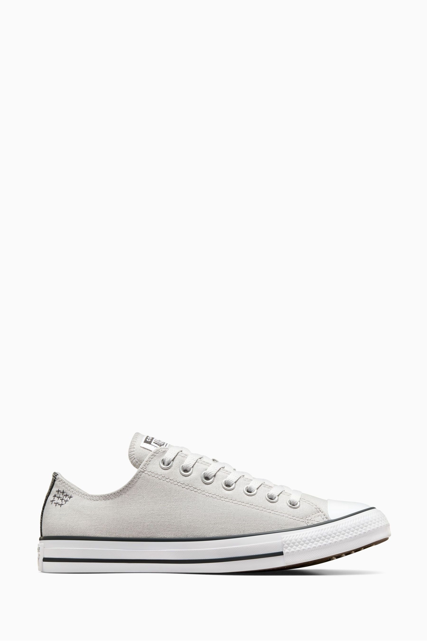 Converse chuck taylor all star low trainers in grey hot sale
