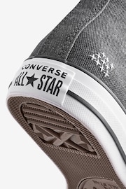 Converse Grey Chuck Taylor All Star High Top Trainers - Image 7 of 9