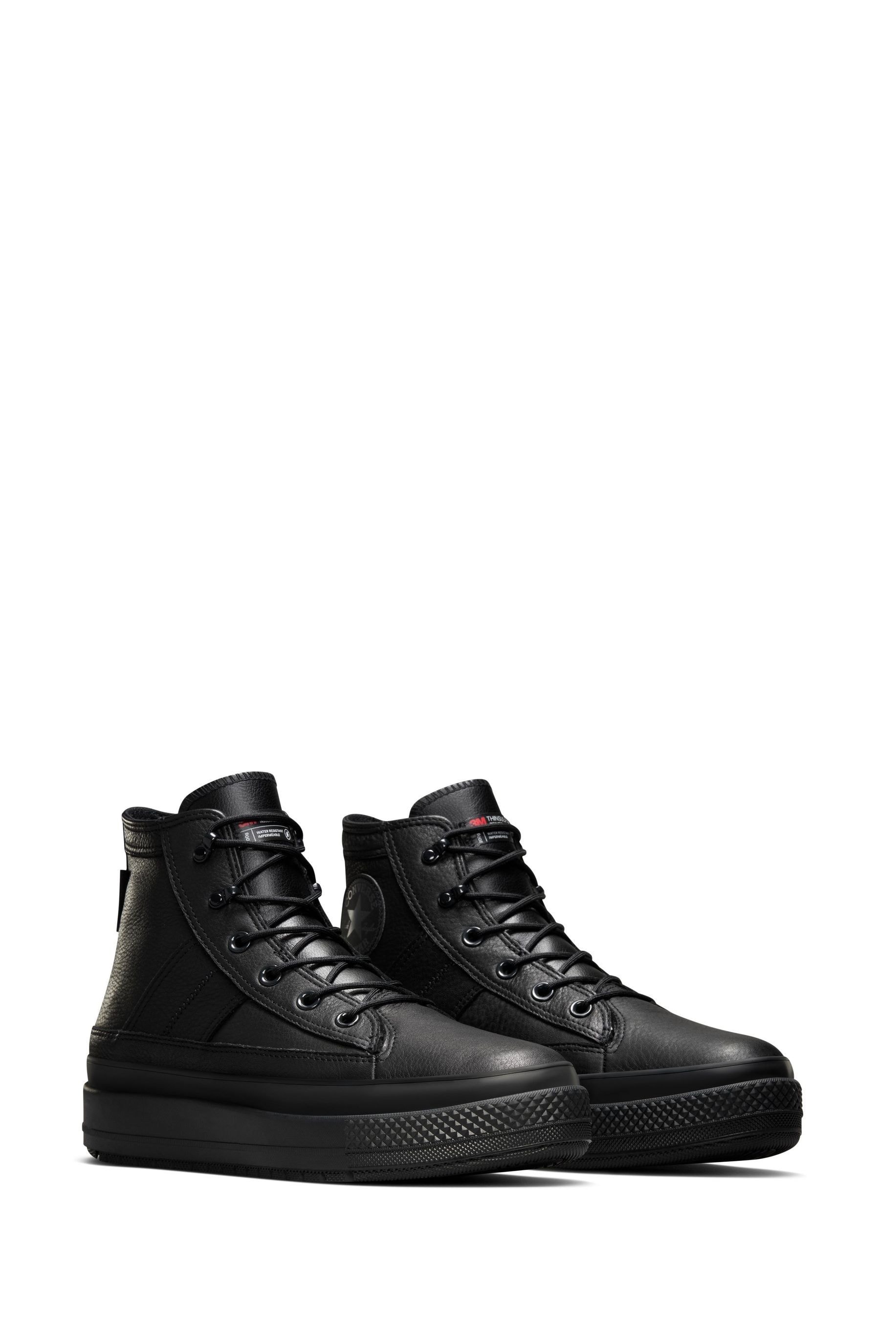 Converse chuck taylor all star waterproof boot quilted leather deals