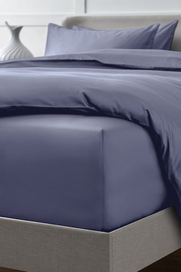 Blue Collection Luxe 400 Thread Count Deep Fitted 100% Egyptian Cotton Sateen Deep Fitted Sheet