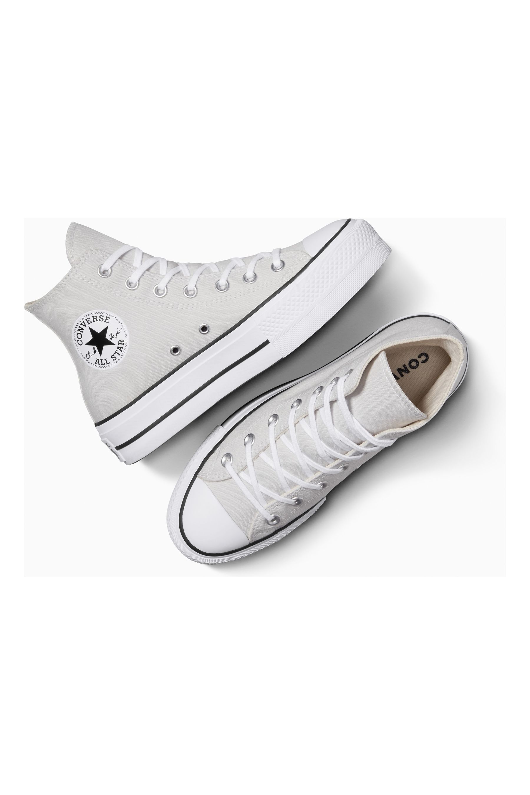 Converse grey high tops new arrivals