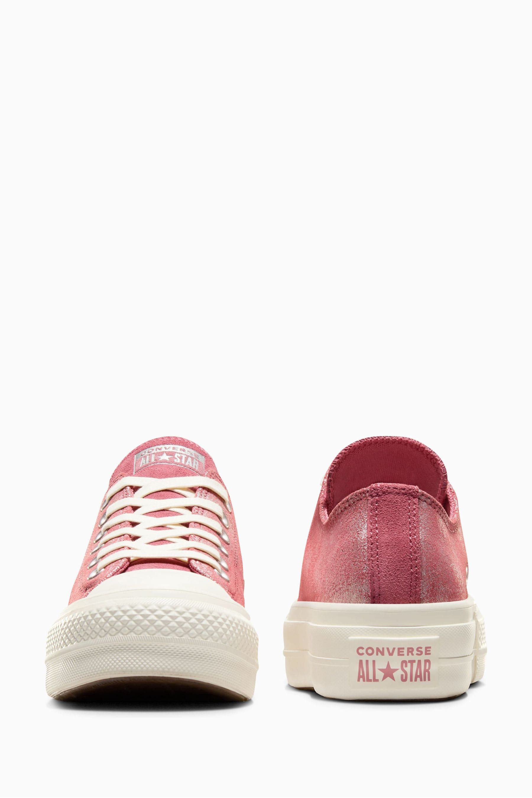 Buy Converse Pink Chuck Taylor All Star Lift Low Top Trainers from Next Singapore
