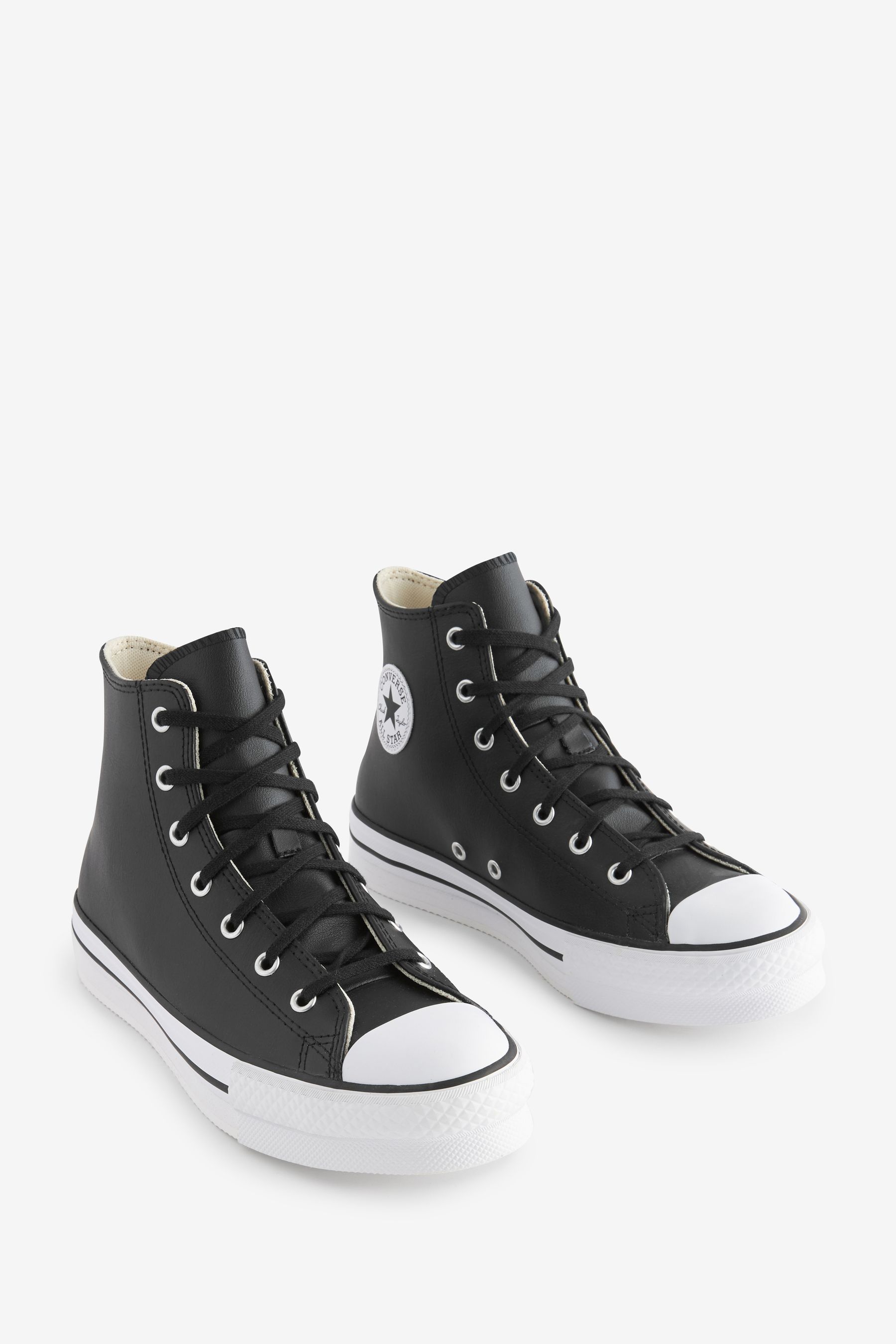 Buy Converse Black EVA Leather Lift Youth Trainers from Next Ireland
