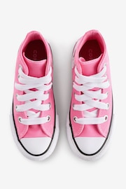 Converse Pink Chuck Taylor Sketch EVA Lift Junior Trainers - Image 8 of 16