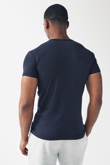 Emporio Armani Bodywear Black/Grey T-Shirts 2 Pack