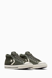 Converse Grey Chuck Taylor All Star Teddy Trainers - Image 3 of 9