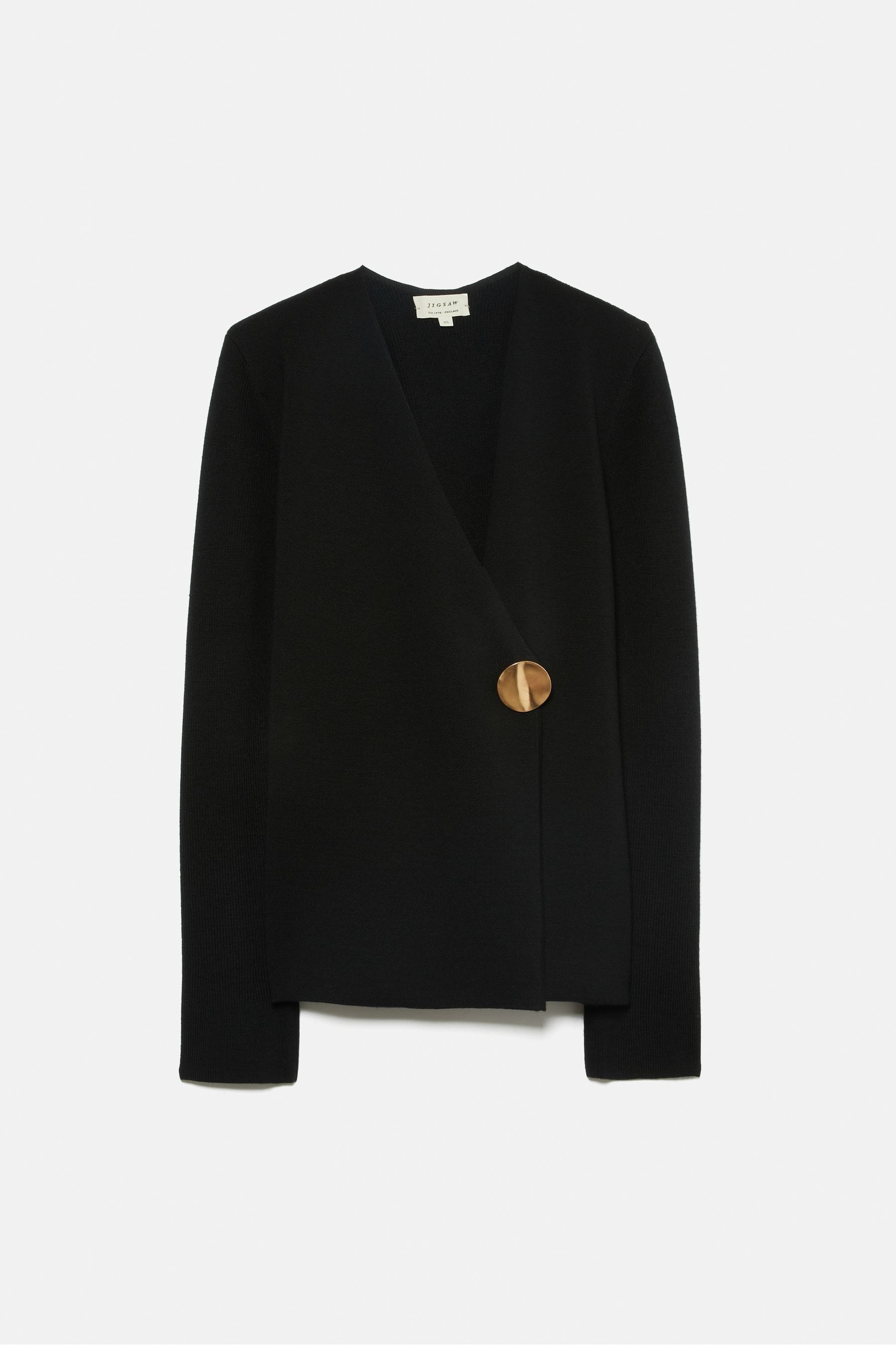 Buy Jigsaw Black Milano Gold Disc Jacket from the Next UK online shop