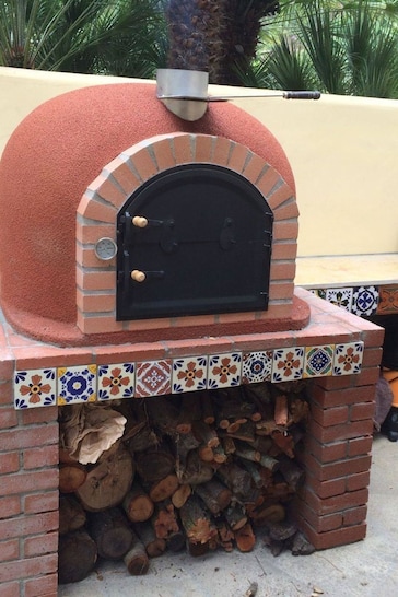Ceramica Rust Brown Mediterrani Royal Outdoor Pizza Oven