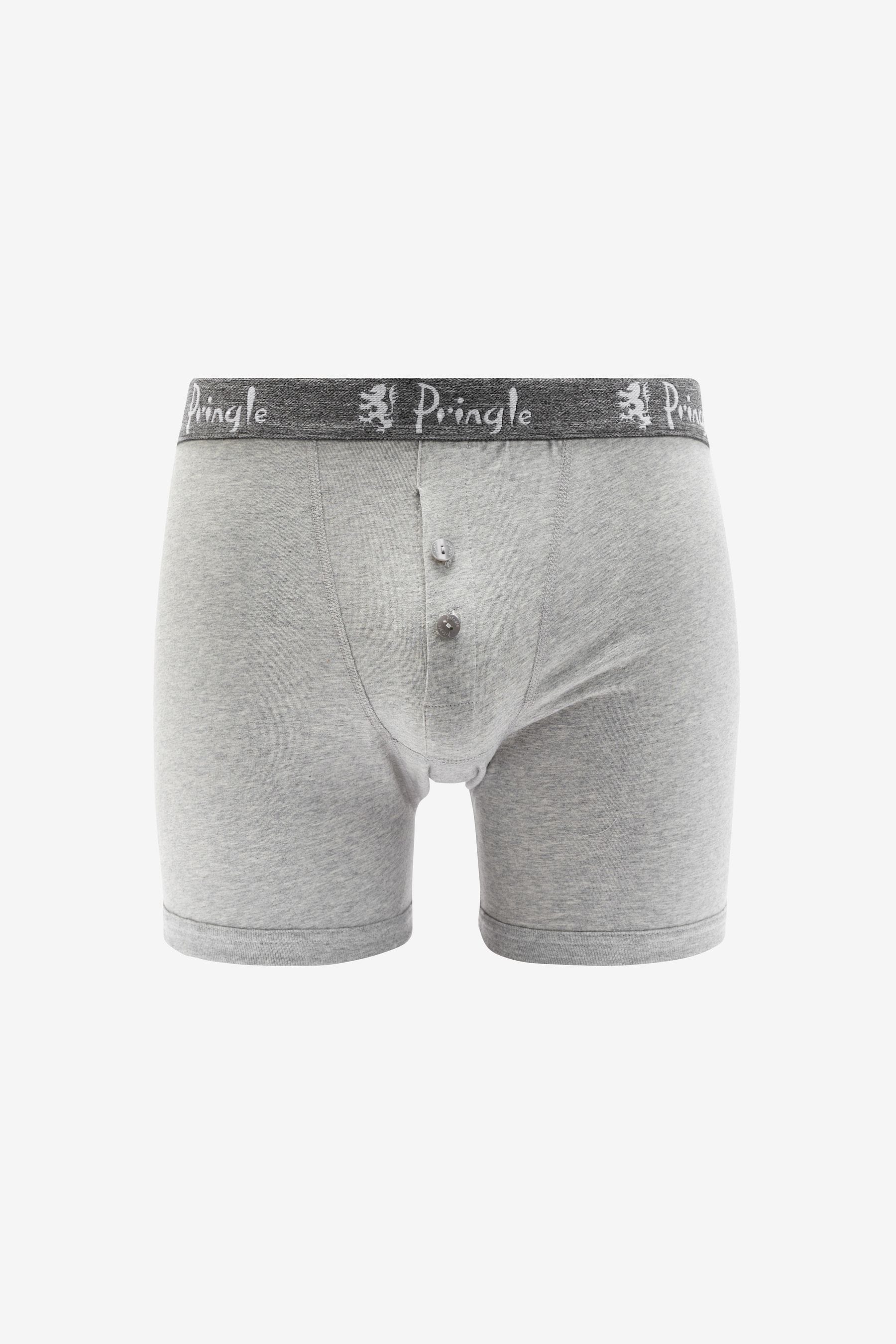 Buy Pringle Brown Button Fly 3 Pack Boxers from Next Luxembourg