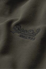 Superdry Dark Grey Green Essential Logo Crew Sweatshirt - Image 5 of 6