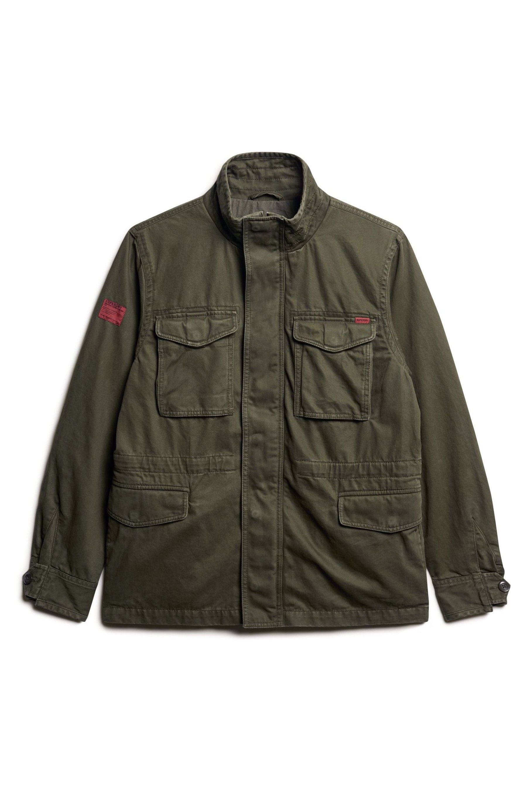 Buy Superdry Green 100 Cotton Rookie Military Jacket from Next Canada
