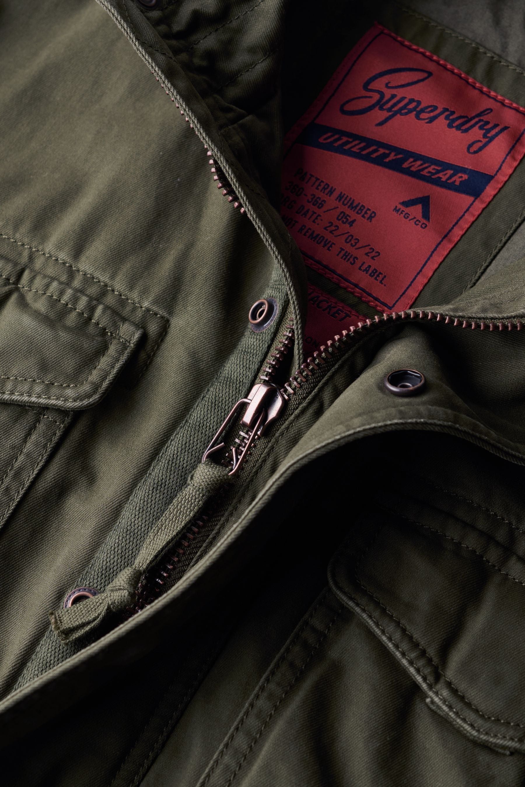 Buy Superdry Green 100 Cotton Rookie Military Jacket from Next Canada