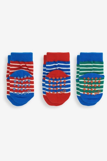 JoJo Maman Bébé Multi Kids' 3-Pack Christmas Socks