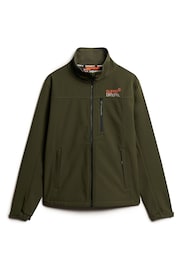 Superdry Army Khaki Softshell Trekker Track Jacket - Image 5 of 6