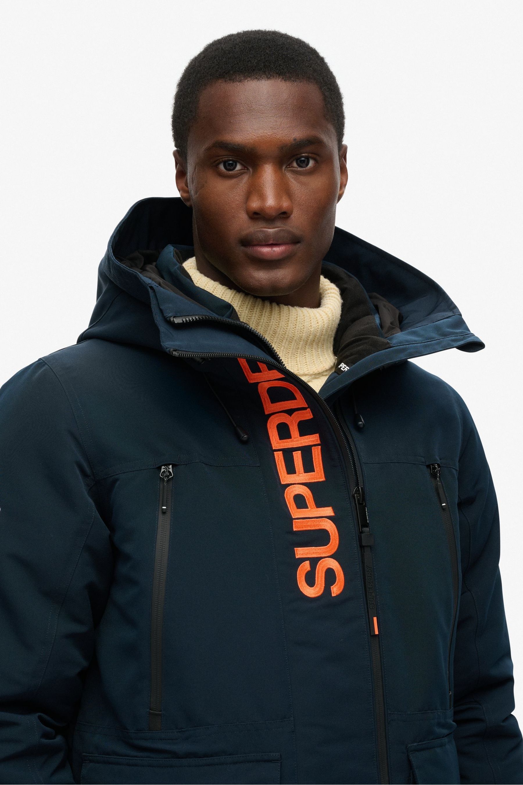 Buy Superdry Eclipse Navy Hood Ultimate Emb Winbreaker Jacket from Next Canada