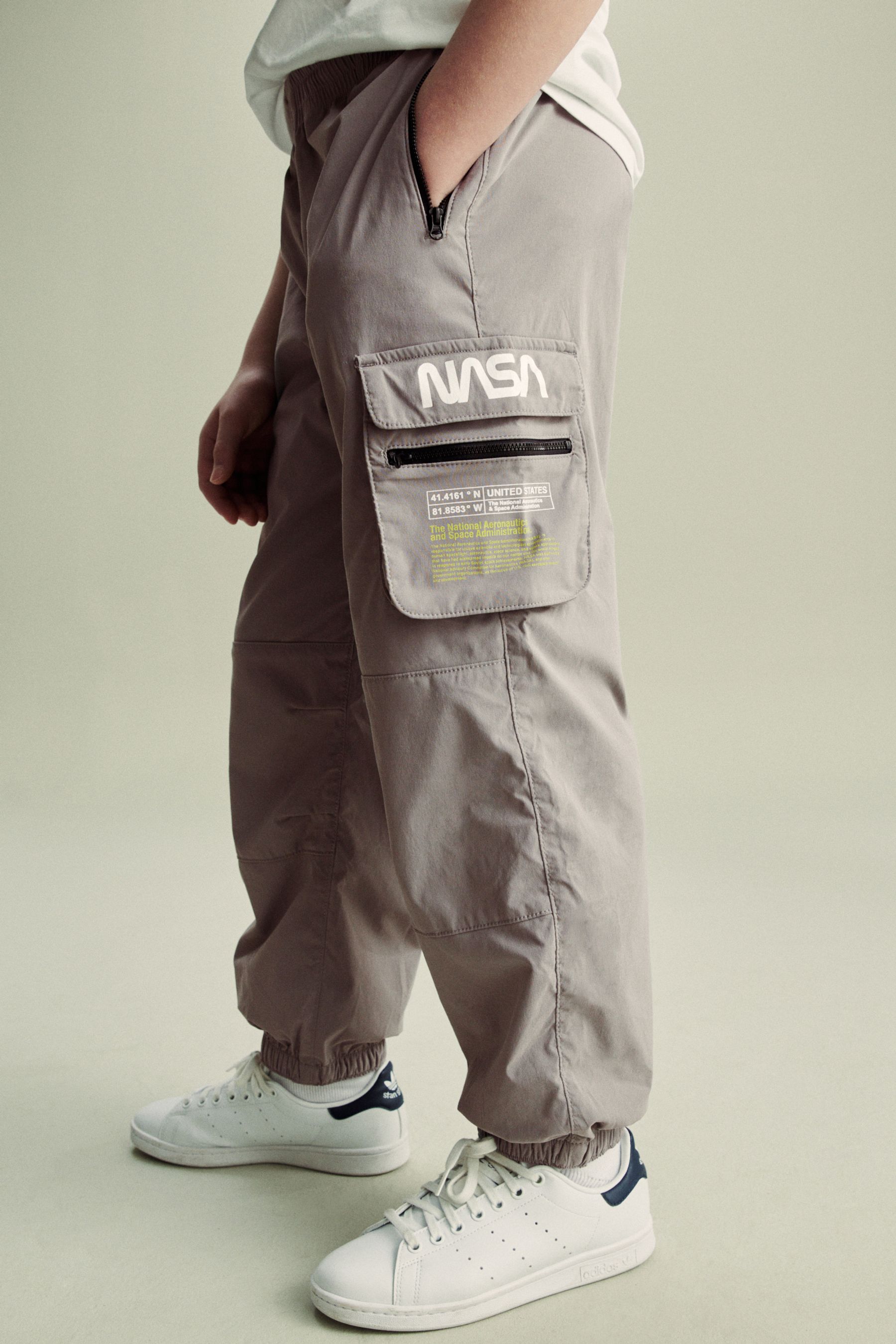 Buy Grey NASA Cargo Trousers 3 16yrs from the Next UK online shop