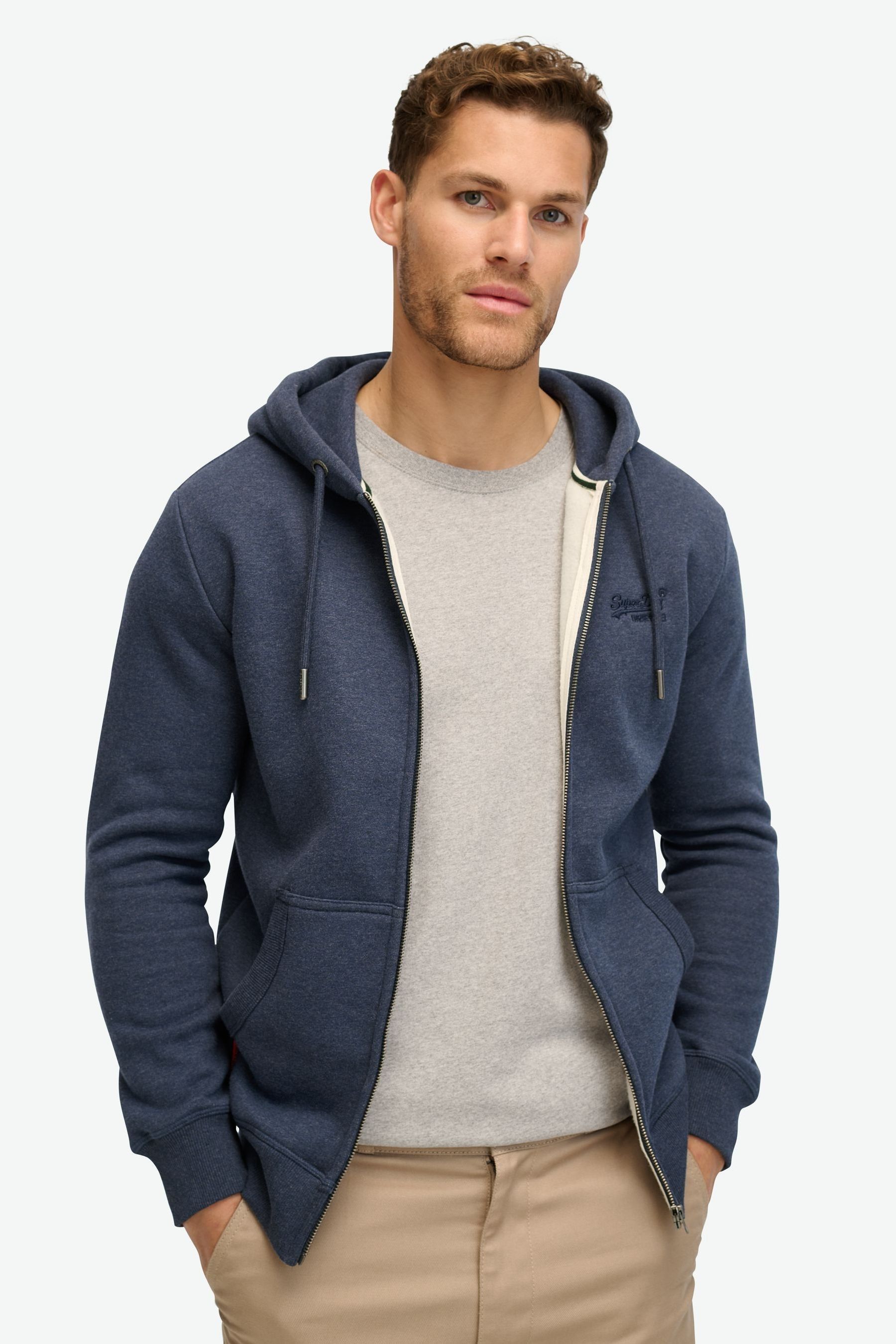 Superdry hooded zip jacket top