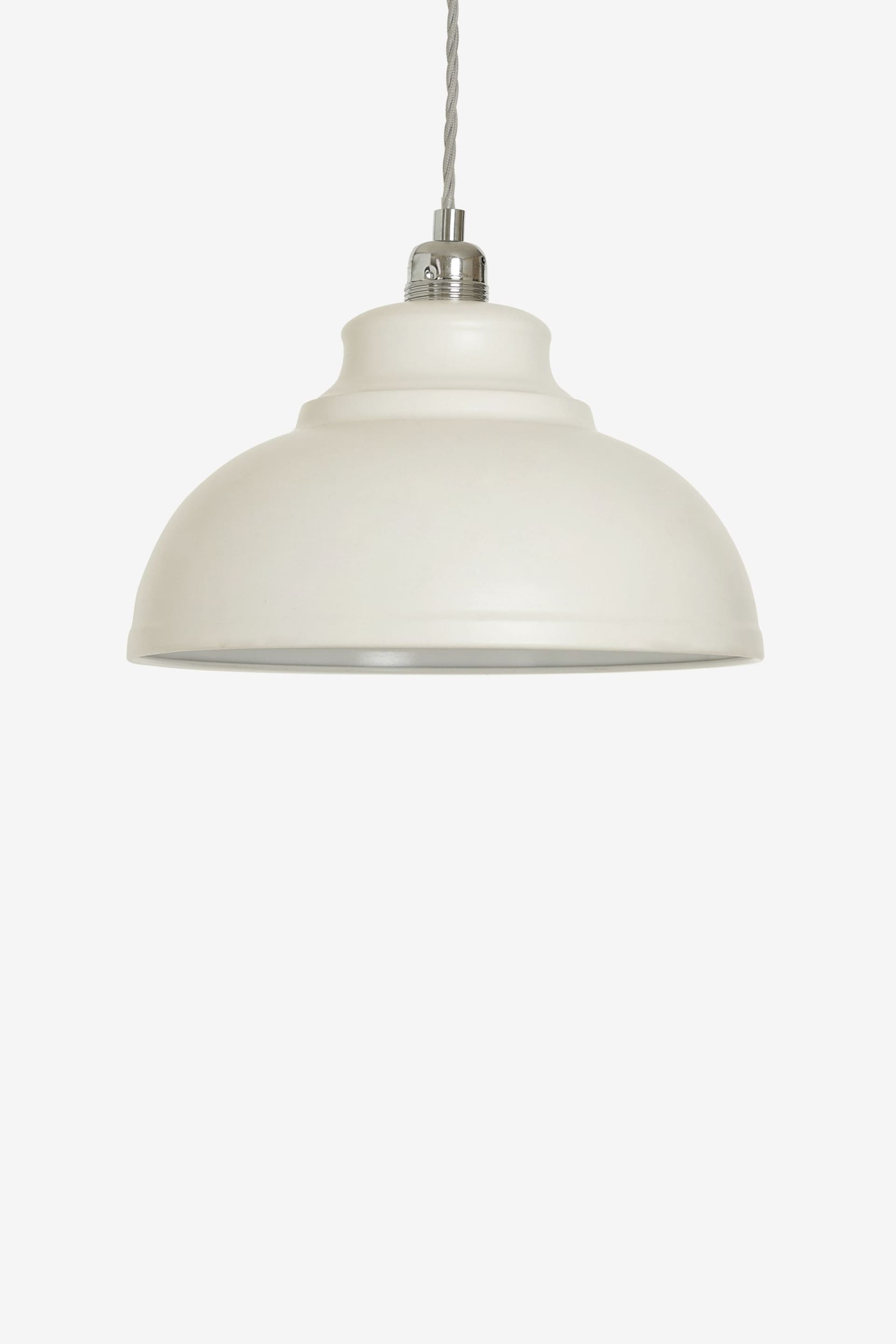 Cream Dixon Easy Fit Pendant Lamp Shade - Image 2 of 4