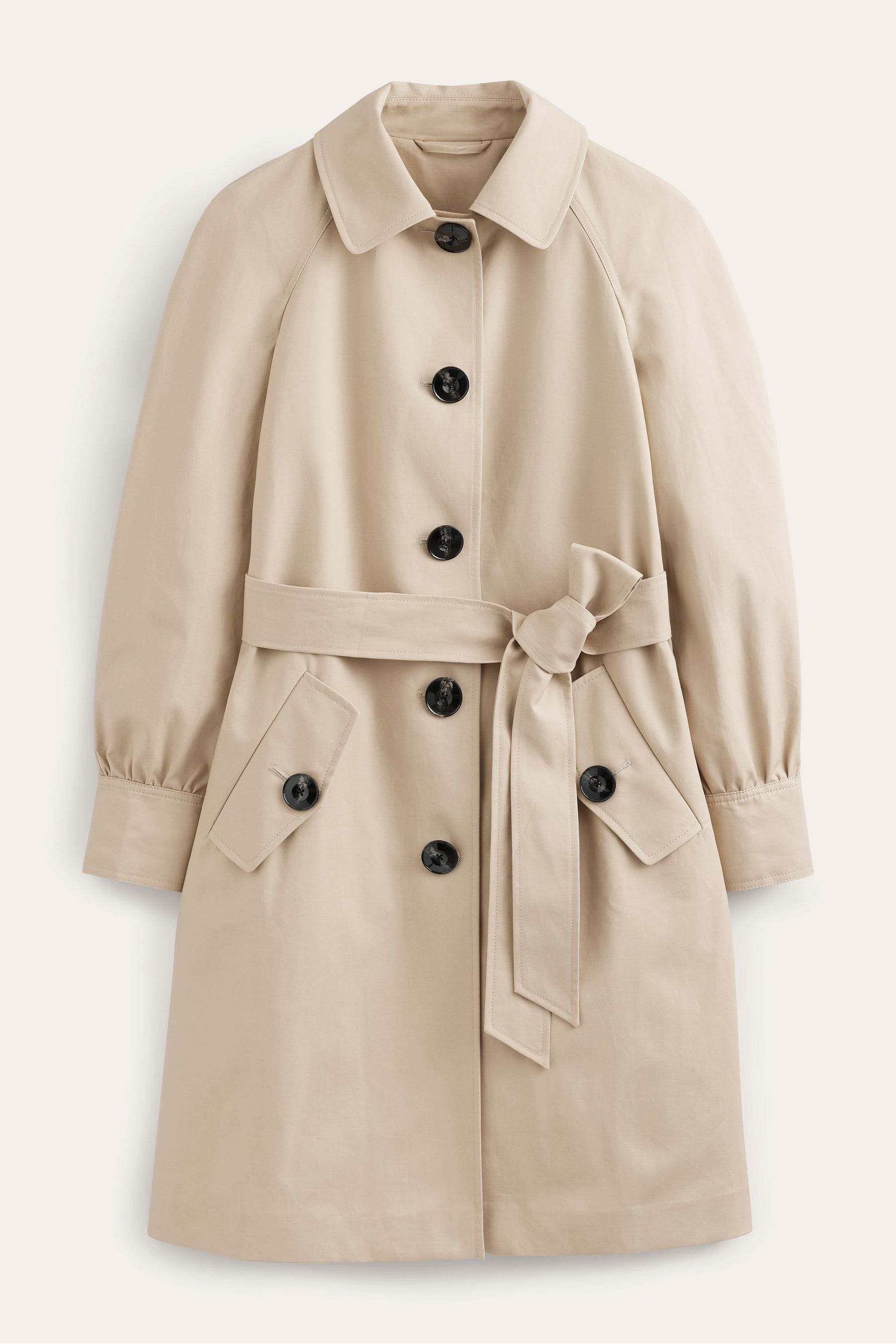 Buy Boden Natural Belted Trench Coat from Next Luxembourg