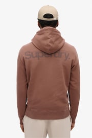 Superdry Nutmeg Spice 100% Cotton Core Logo City Hoodie - Image 2 of 6