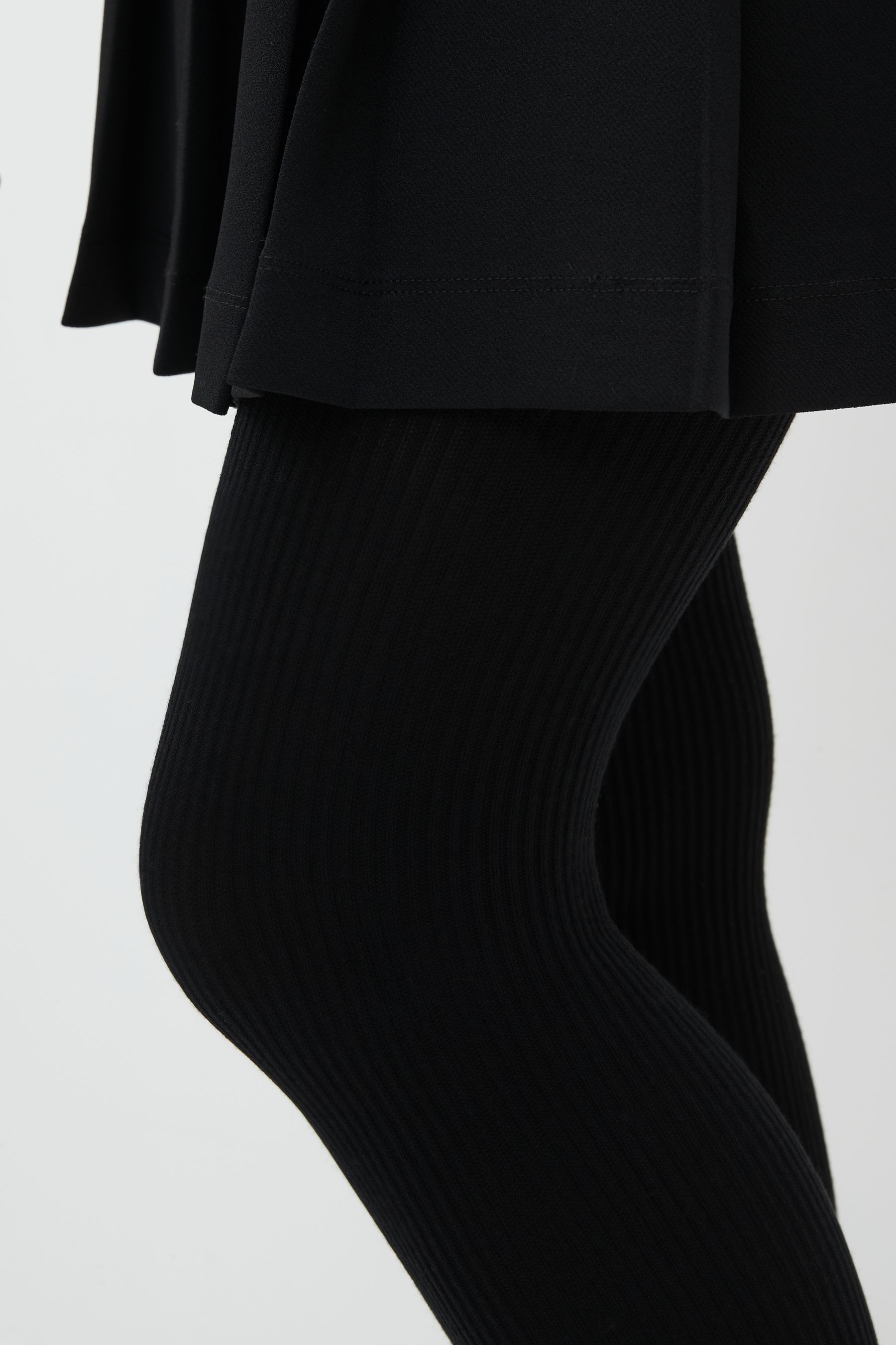 Buy Black Ribbed Thermal 100D Tights from Next Luxembourg