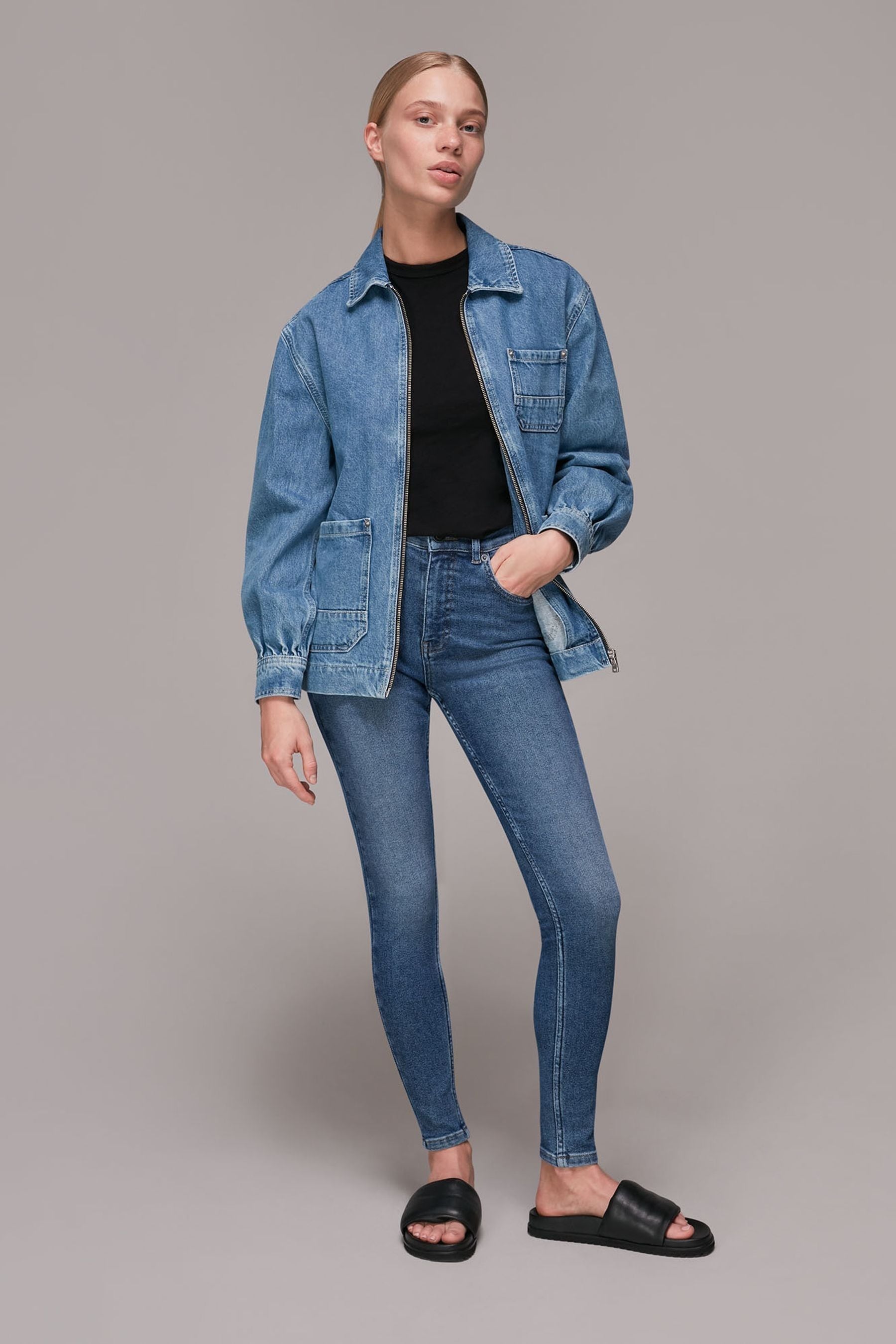 Buy Whistles Denim Sculpt Skinny Jeans from Next Luxembourg