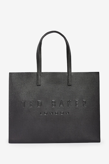 Buy Ted Baker Black Sukicon Crosshatch East West Icon Bag from the Next ...