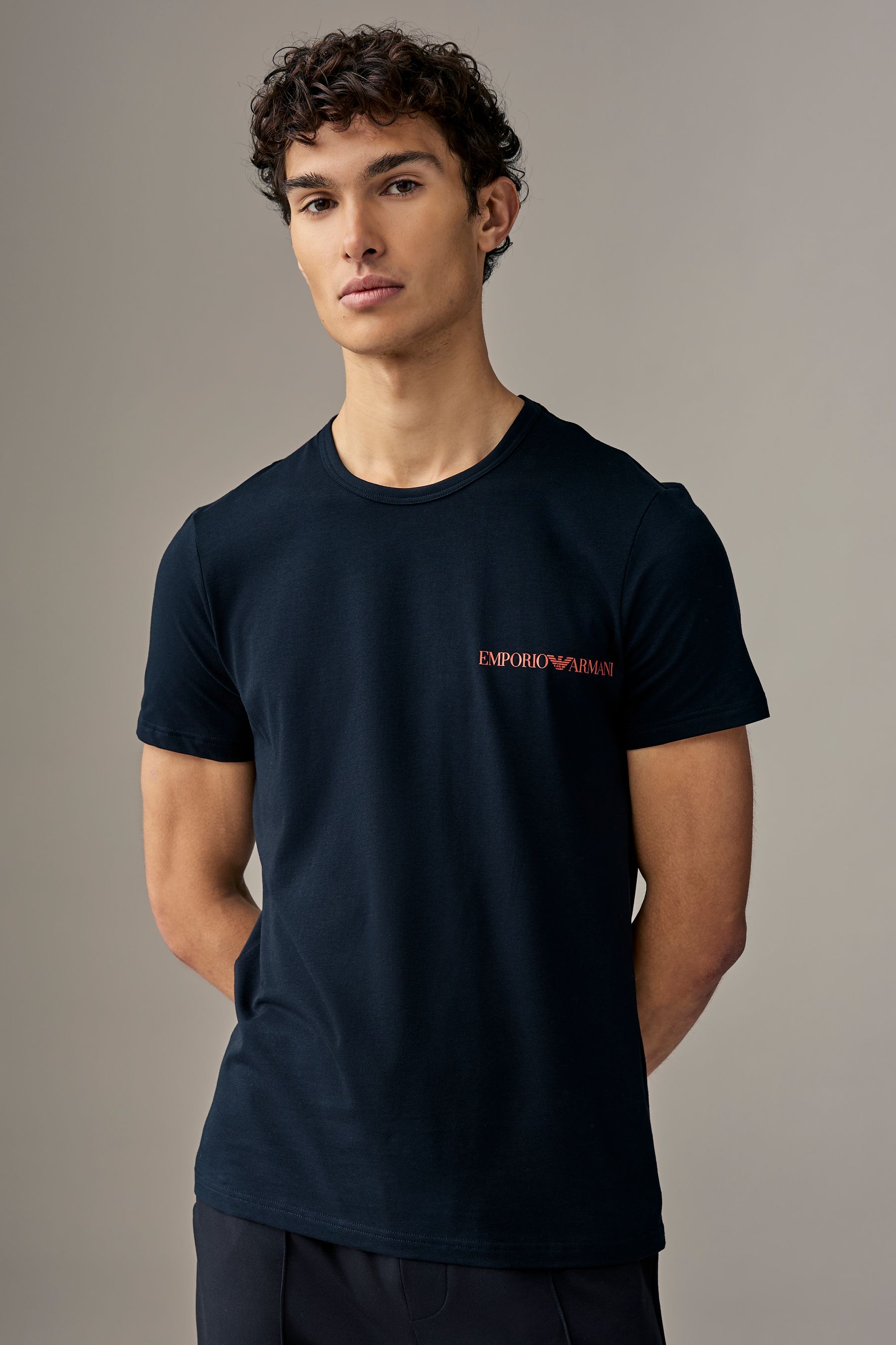 Emporio Armani Black T Shirts 2 Pack