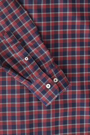 UNTUCKit Red/Blue Wrinkle-Free Slim Fit Cheny Shirt - Image 6 of 6
