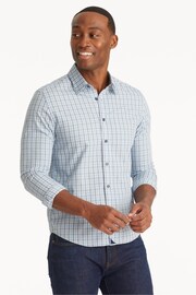 UNTUCKit Blue Dark Wrinkle-Free Regular Fit Durif Shirt - Image 1 of 6