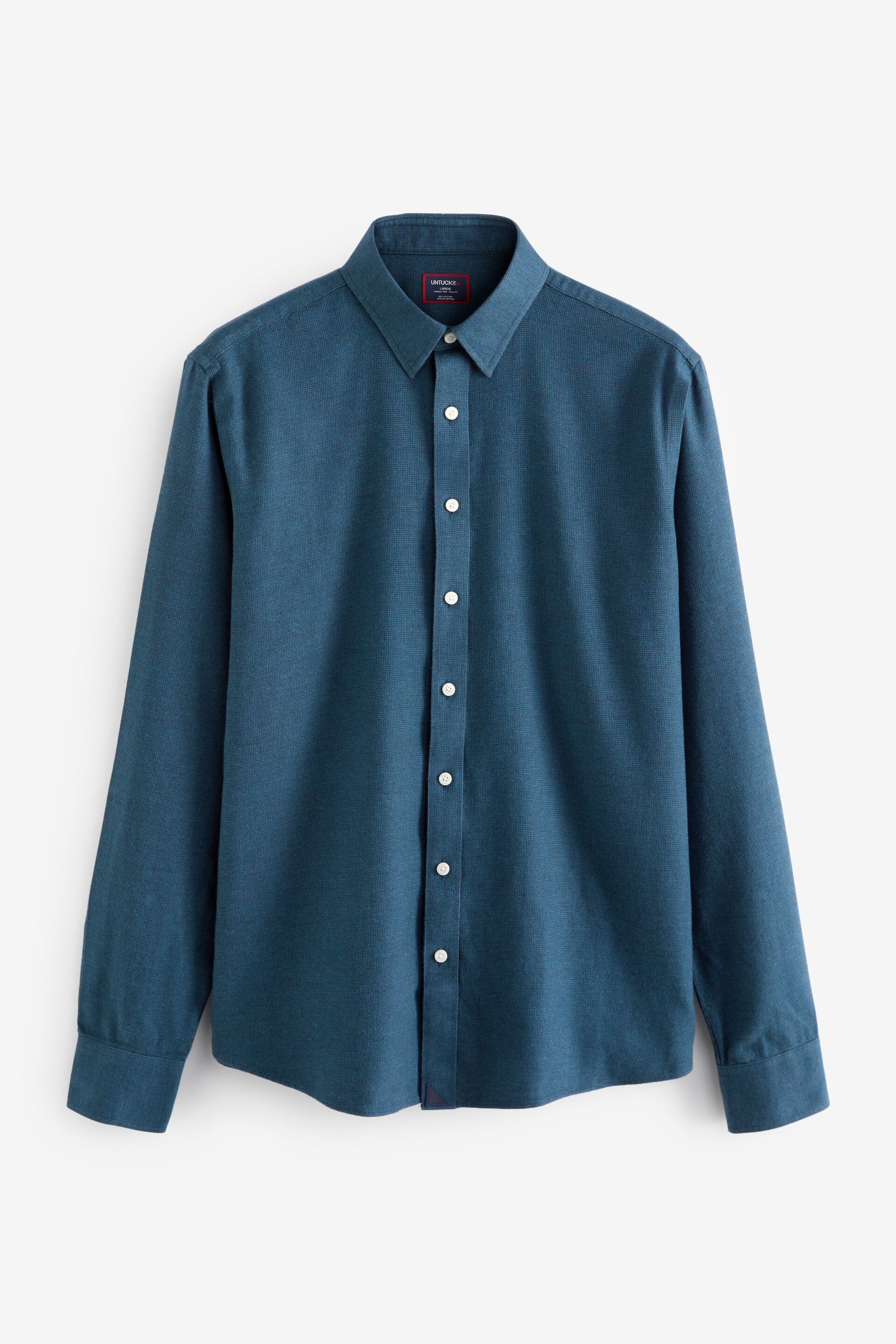UNTUCKit Blue Light Wrinkle-Free Regular Fit Veneto Shirt - Image 5 of 5