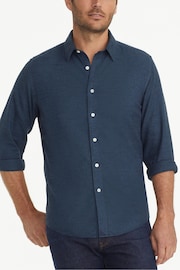 UNTUCKit Blue Dark Wrinkle-Free Regular Fit Veneto Shirt - Image 1 of 4
