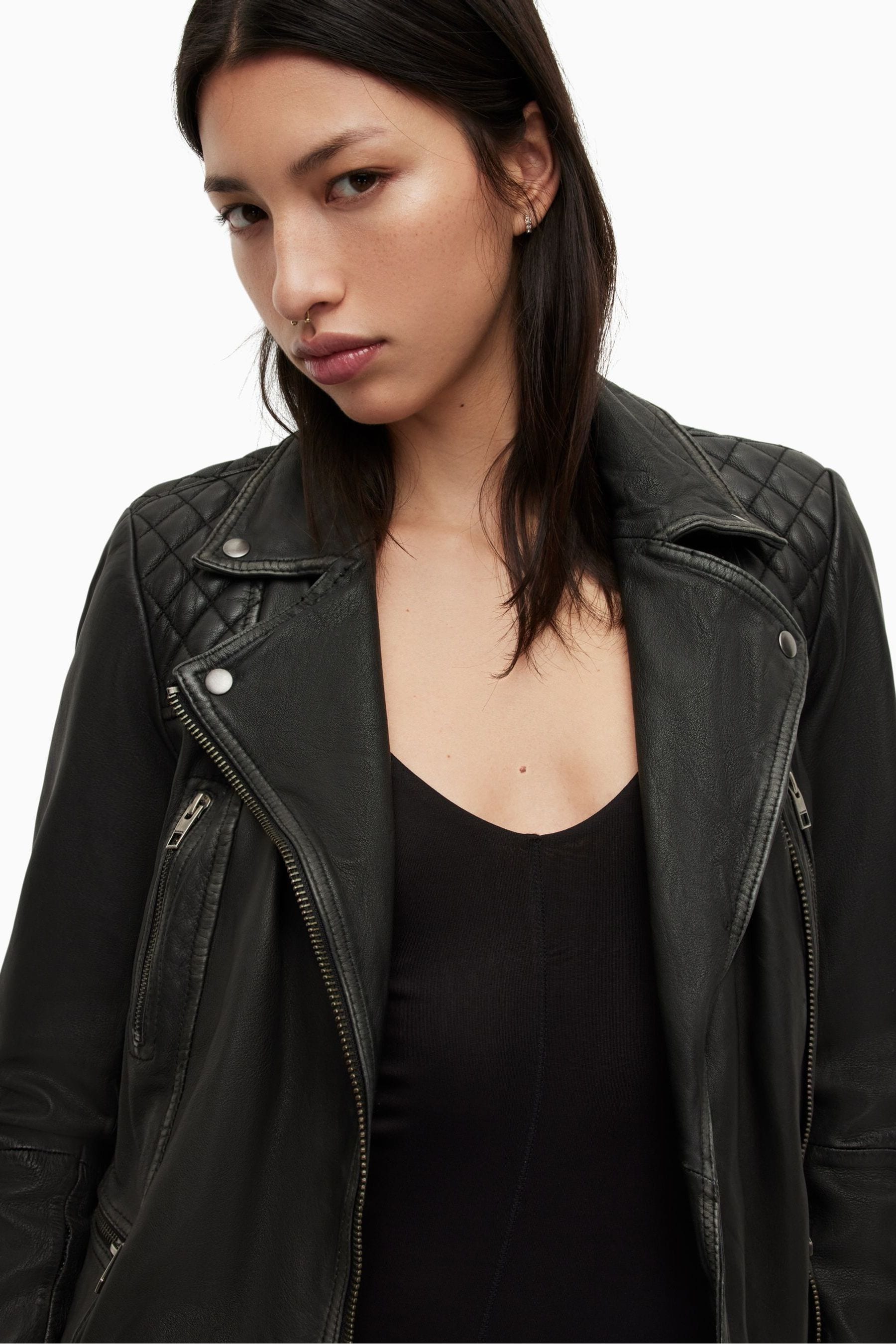 All saints limited edition on sale leather jacket